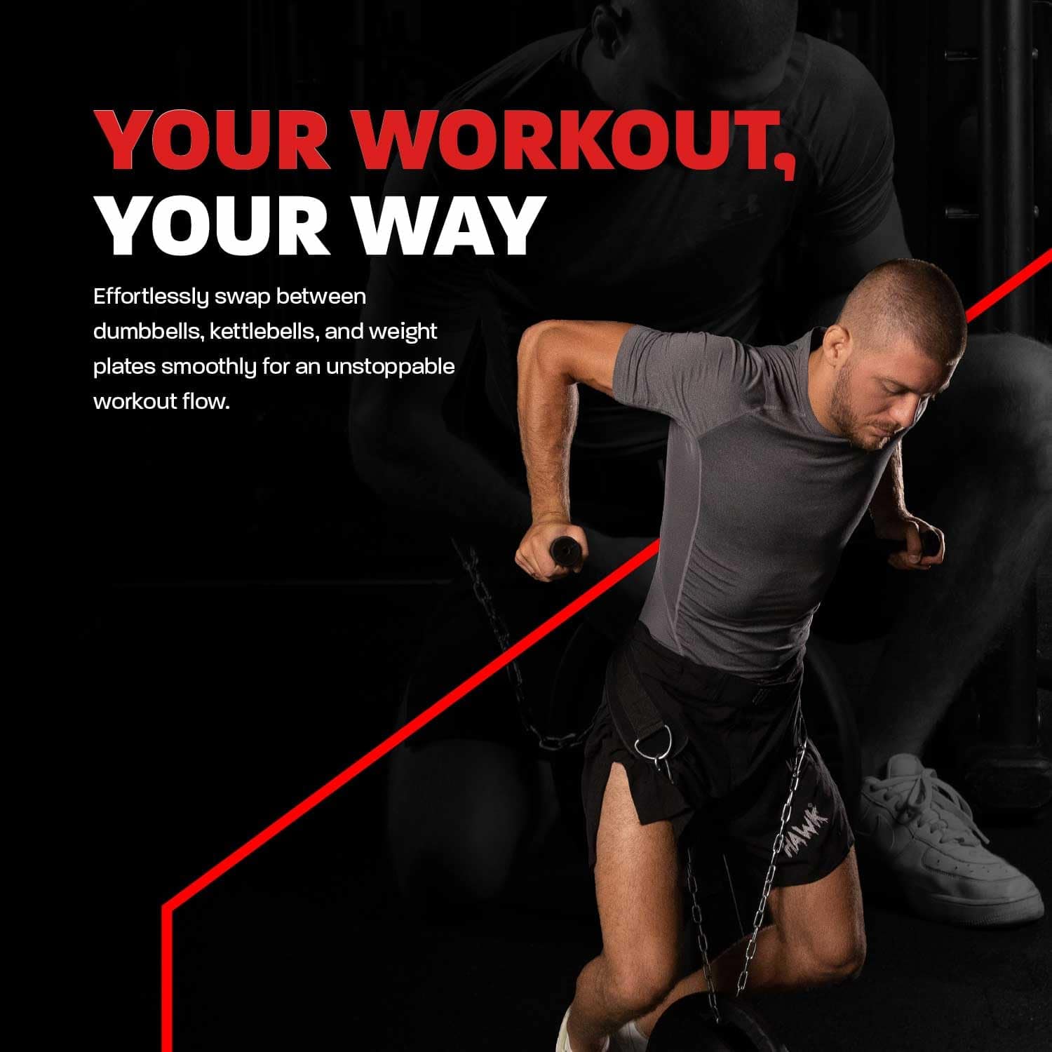 Cinturón de inmersión Hawk Sports con cadena para - Imagen 5