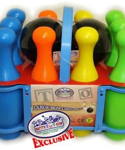 Juego de bolos de plástico multicolor de lujo Matty's Toy