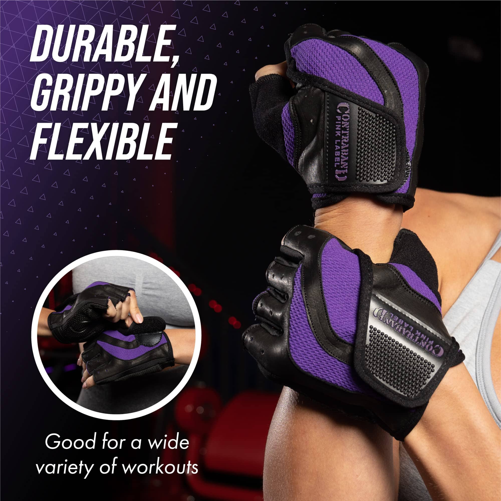 Guantes para Levantamiento de Pesas Contraband Pink Label - Imagen 8