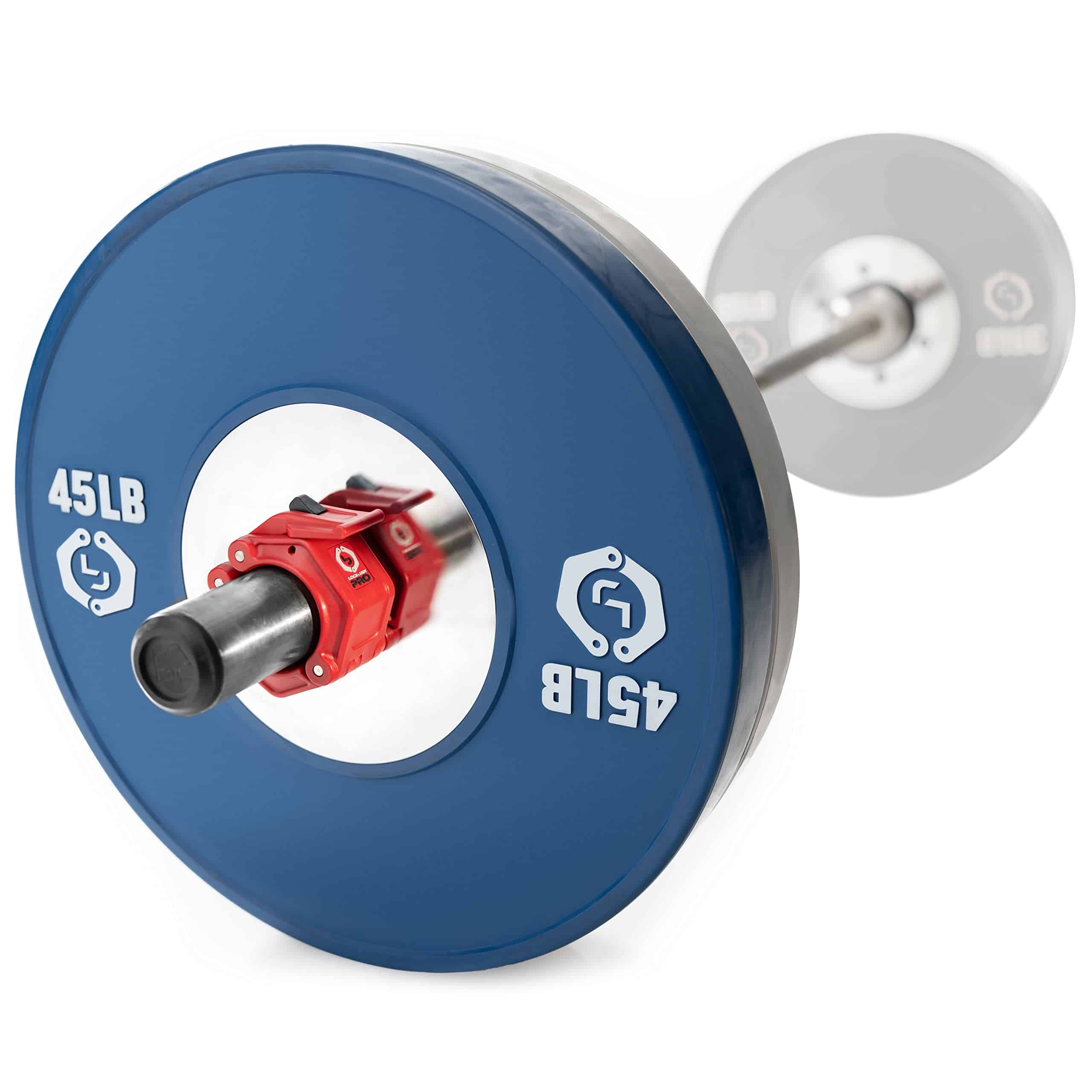 Lock-Jaw PRO 2 Barbell Collar (2" / 50mm) (Rojo) - Imagen 3