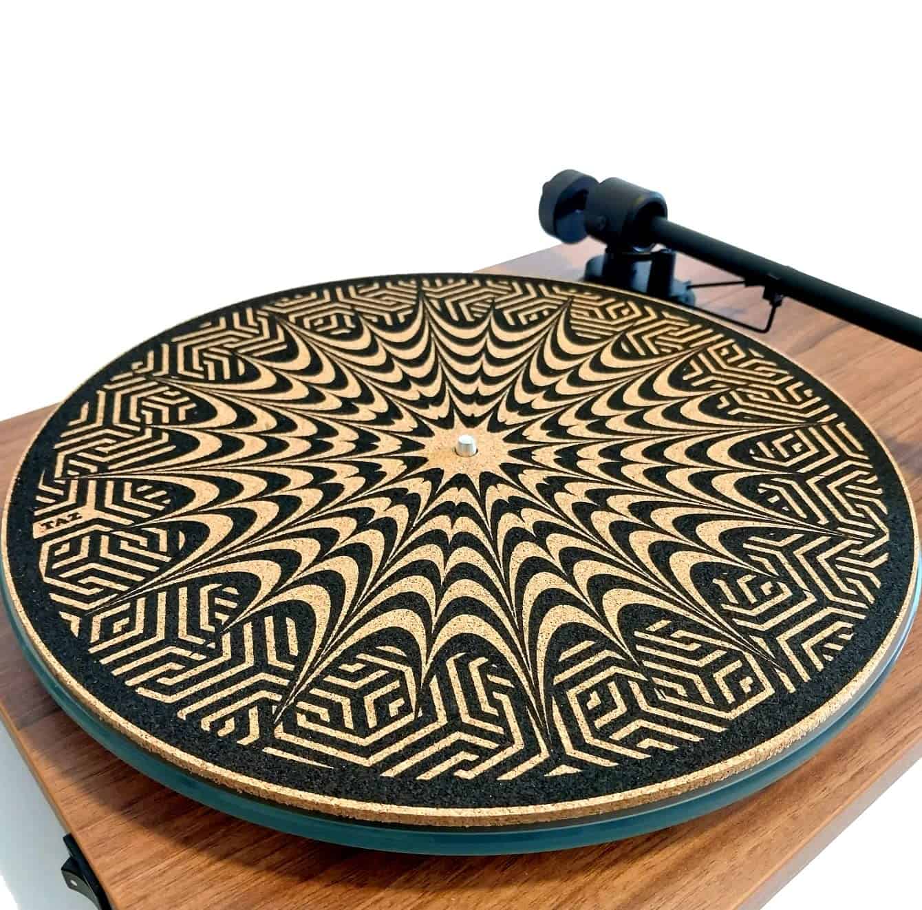 TazStudio Premium slipmat - Tapete de corcho para -Patrón de - Imagen 8