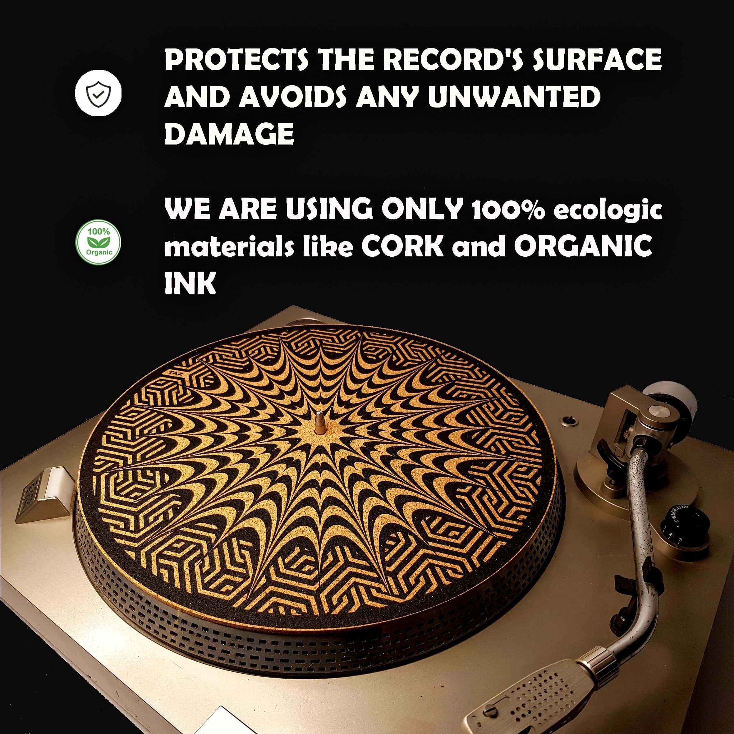 TazStudio Premium slipmat - Tapete de corcho para -Patrón de - Imagen 6