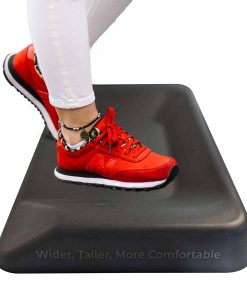 Tapete ergonómico activo para escritorio de pie con bola de
