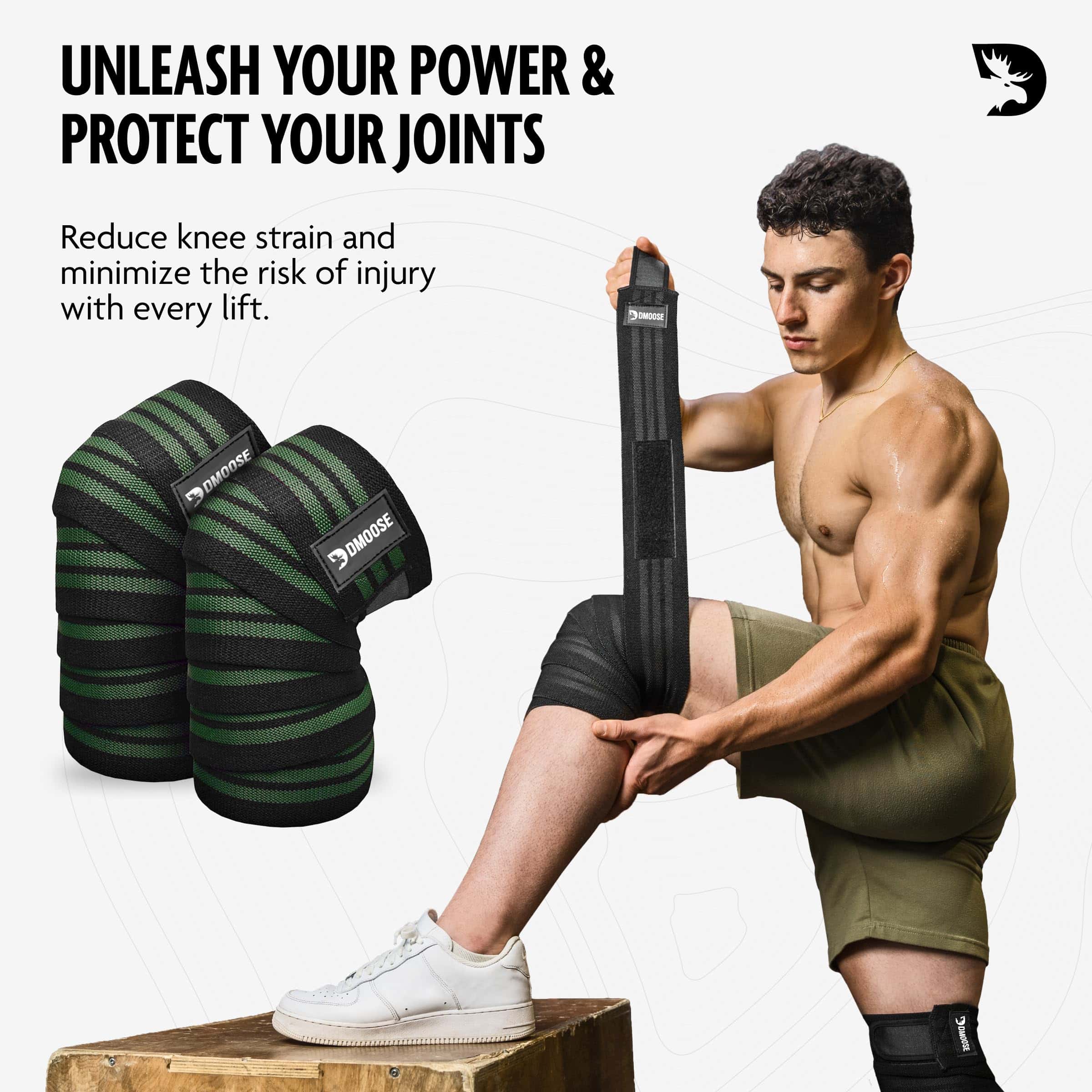 Vendas de compresión para rodillas DMoose - Mangas para - Imagen 4