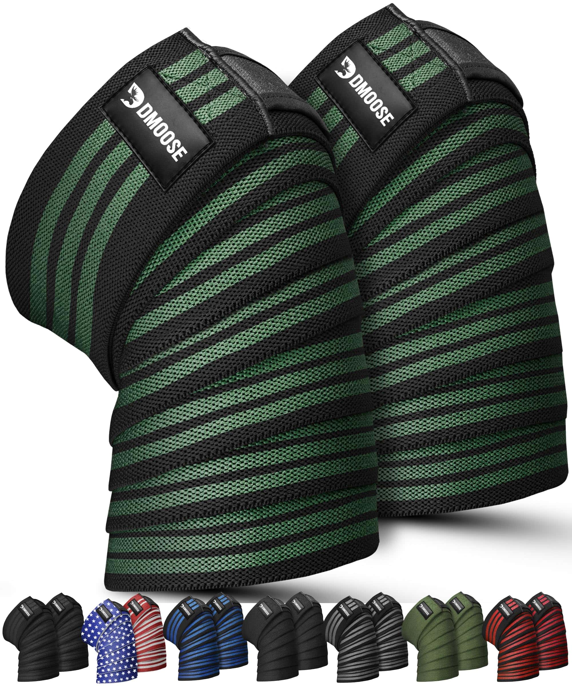 Vendas de compresión para rodillas DMoose - Mangas para