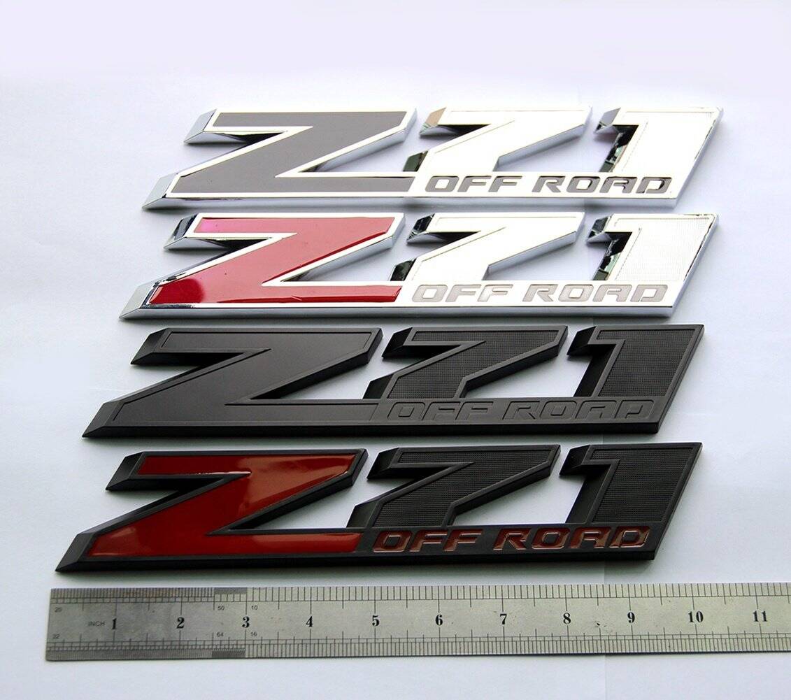 2 Paquete de Emblemas Z71 Todo Terreno OEM de 10 Pulgadas - Imagen 7