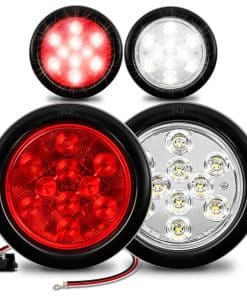 Juego de luces traseras para remolque True Mods 2 rojas 2