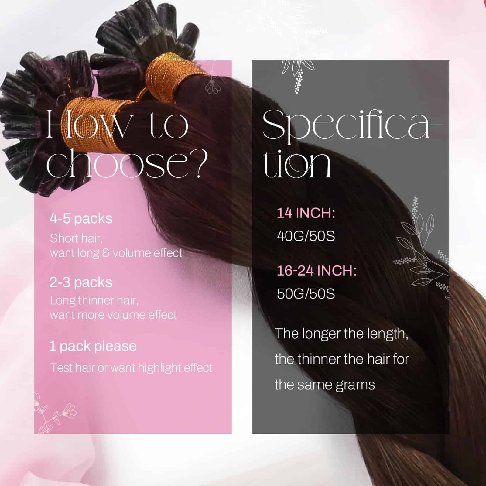 Extensiones de Cabello de Queratina U-Tip Moresoo - 20 - Imagen 4