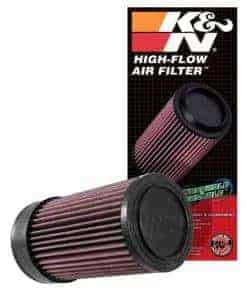 Filtro de aire del motor K&N: Alto -Negro