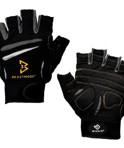 Guantes de Fitness de Medio Dedo para Hombre Beastmode