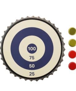 Tablero de juego True Bullseye Magnetic Bottle Cap Target