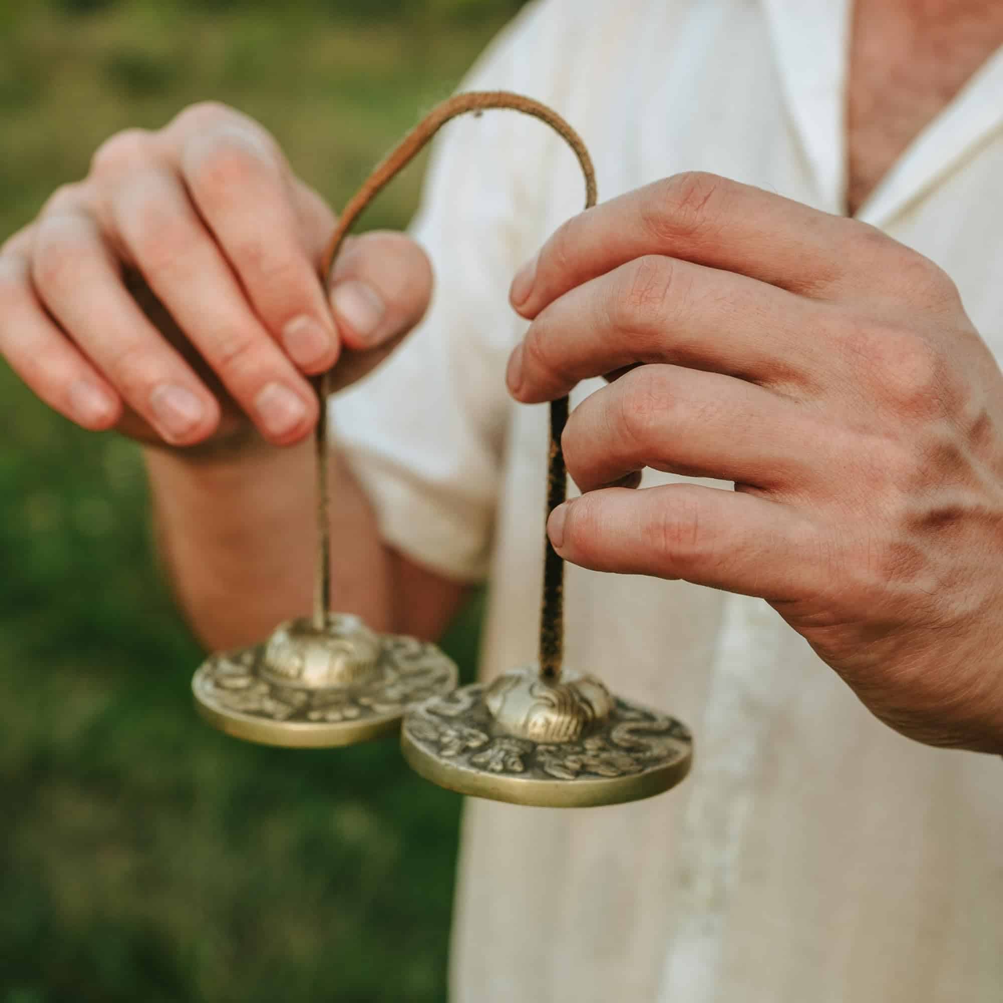 Mudra Crafts Campanas Tibetanas Tingsha - Campanas de Yoga - Imagen 8