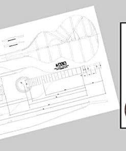 Plan ALS de una Guitarra de Diapositivas Acústica Lap
