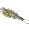 Canasta para pescado a la parrilla de acero inoxidable