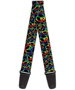Correa de guitarra Buckle-Down GS-W31623 - Peace Heart