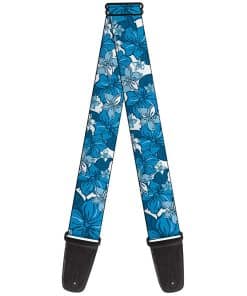 Correa de guitarra Buckle-Down - Hibiscus Collage
