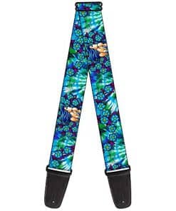 Correa de Guitarra Buckle-Down GS-W32029 - TJ-Blue Hair, 2"