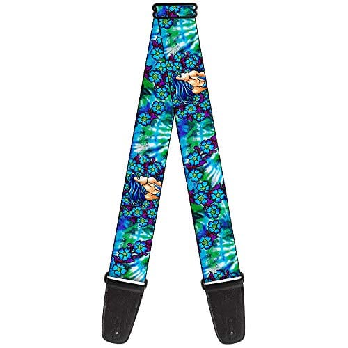 Correa de Guitarra Buckle-Down GS-W32029 - TJ-Blue Hair, 2"