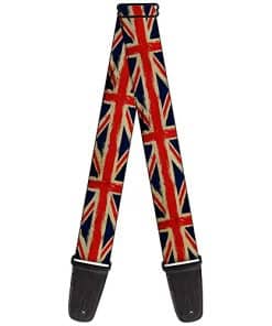 Correa de guitarra Buckle-Down, Bandera del Reino Unido con