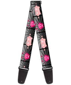 Correa de Guitarra Buckle-Down Hot Beat Bot Rosa de 2