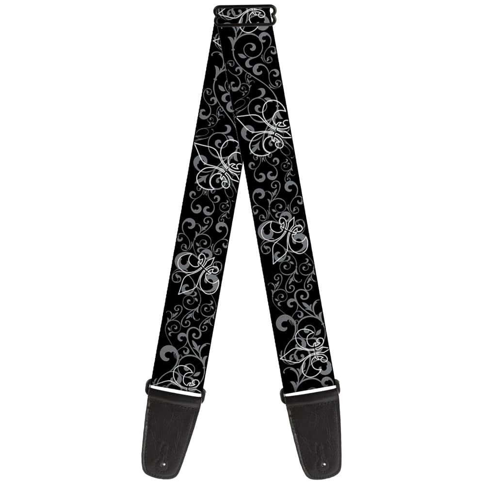 Correa de guitarra Buckle-Down Fleur De Lis Outline
