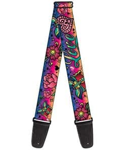 Correa de Guitarra Buckle-Down Love Love Purple de 2