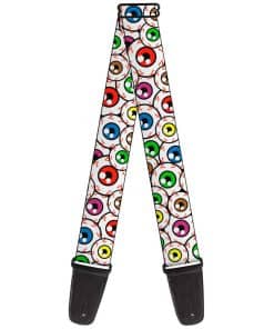 Correa de guitarra Buckle-Down Estampado de Ojos 2 Pulgadas