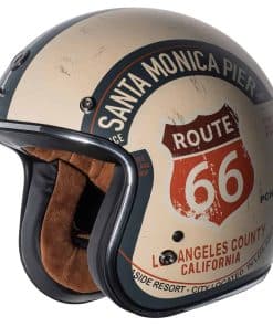 Casco abierto unisex TORC T5020PCH24 estilo T50 Route 66