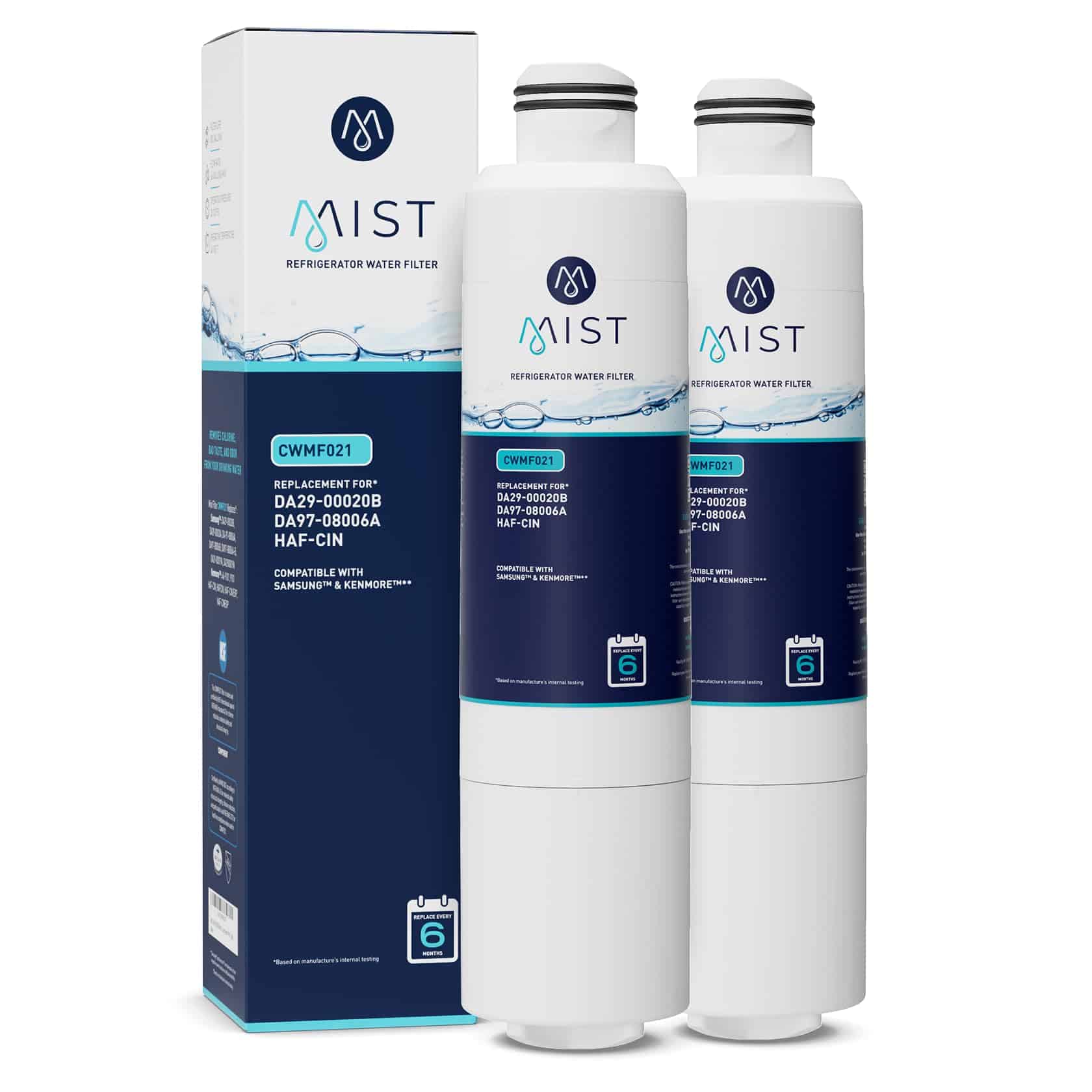 Filtro de agua de repuesto Mist DA29-00020B compatible con