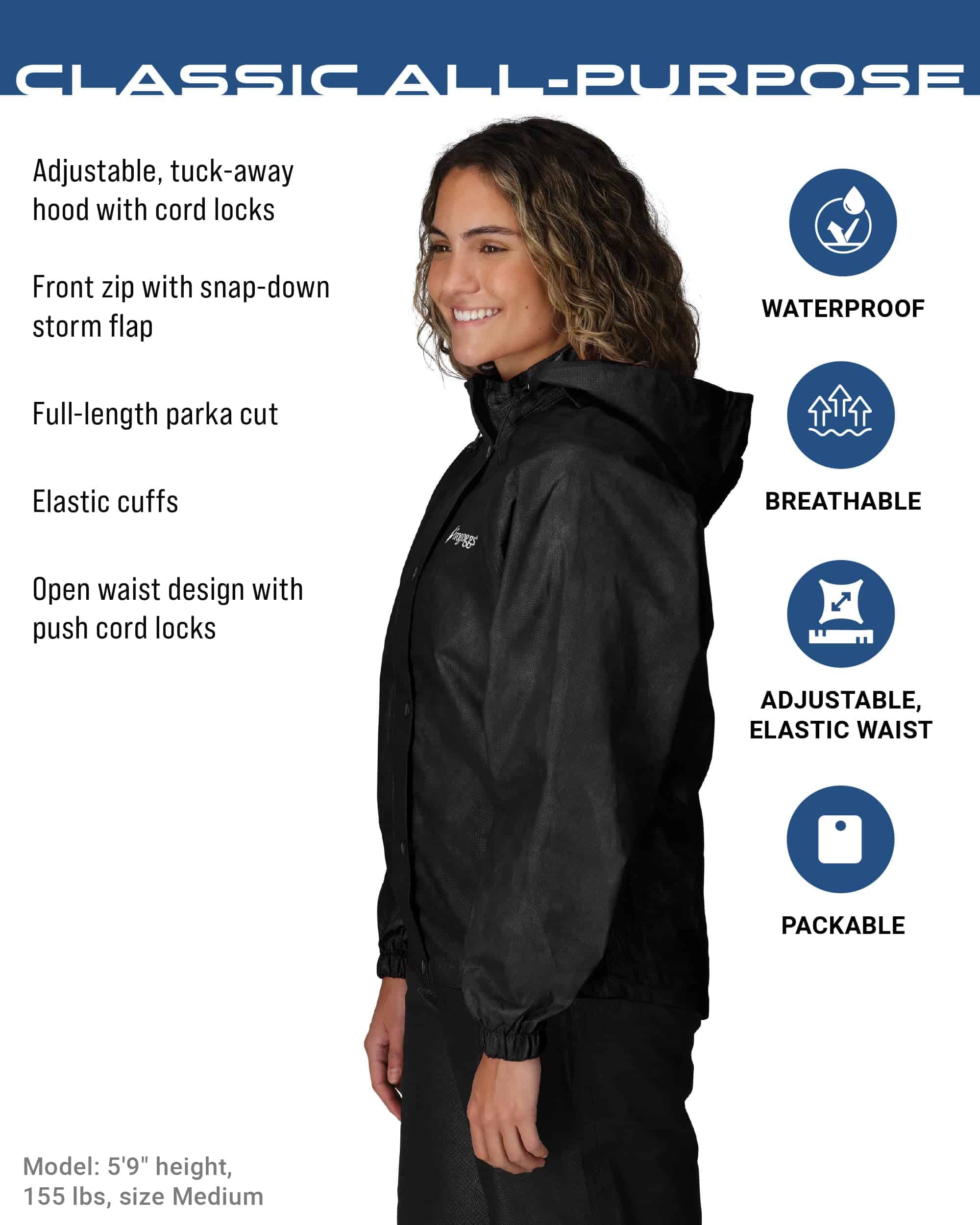 Conjunto Impermeable Clásico Todo Uso para Mujer FROGG - Imagen 3