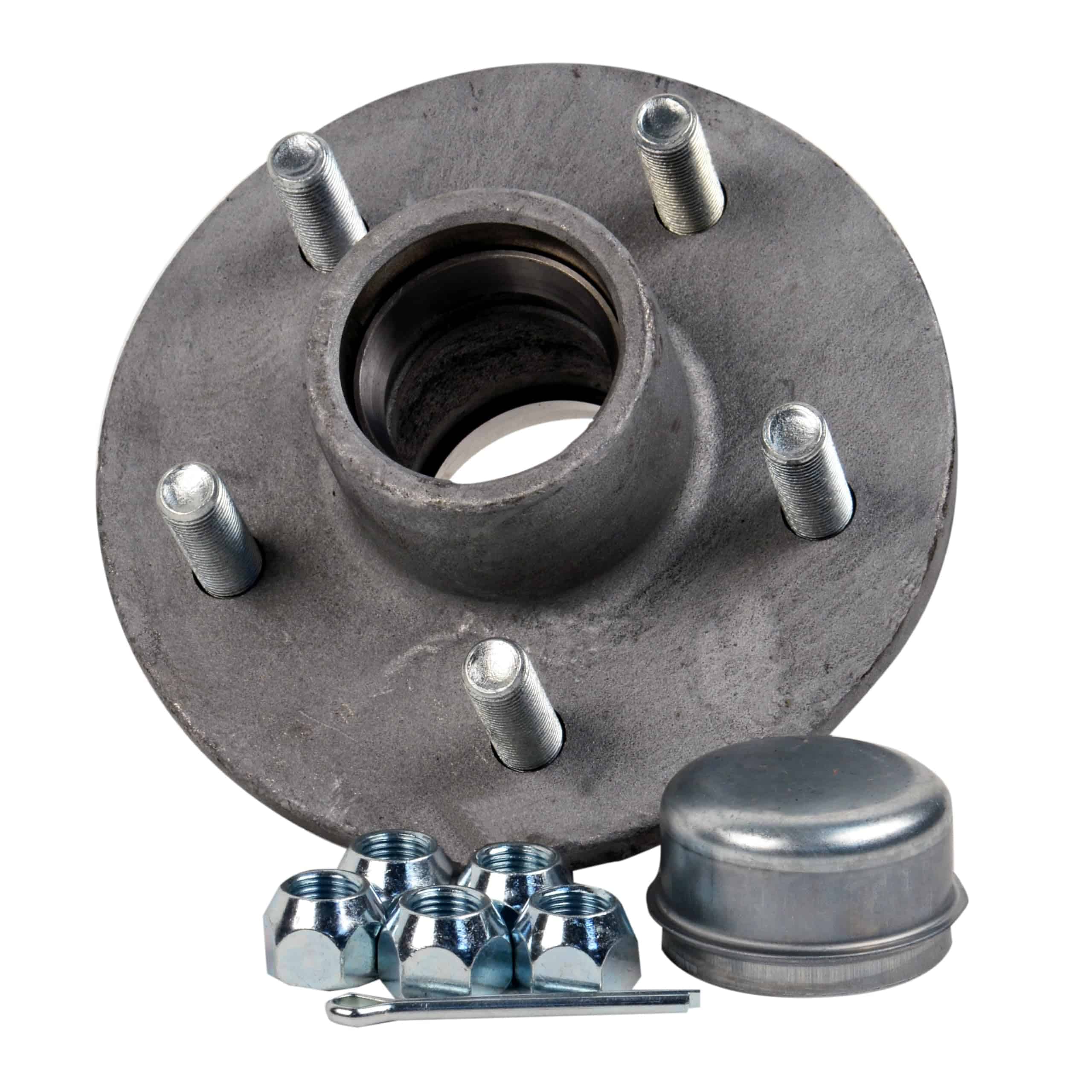 Kit de Cubo de Remolque Galvanizado CE Smith - Eje de 1", 5
