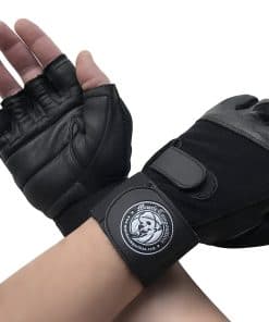 Guantes de Gimnasio de Composición Muscular -Negro
