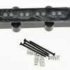 Pastillas de puente KAISH Black Alnico V de estilo J Bass