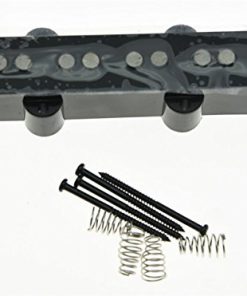 Pastillas de puente KAISH Black Alnico V de estilo J Bass