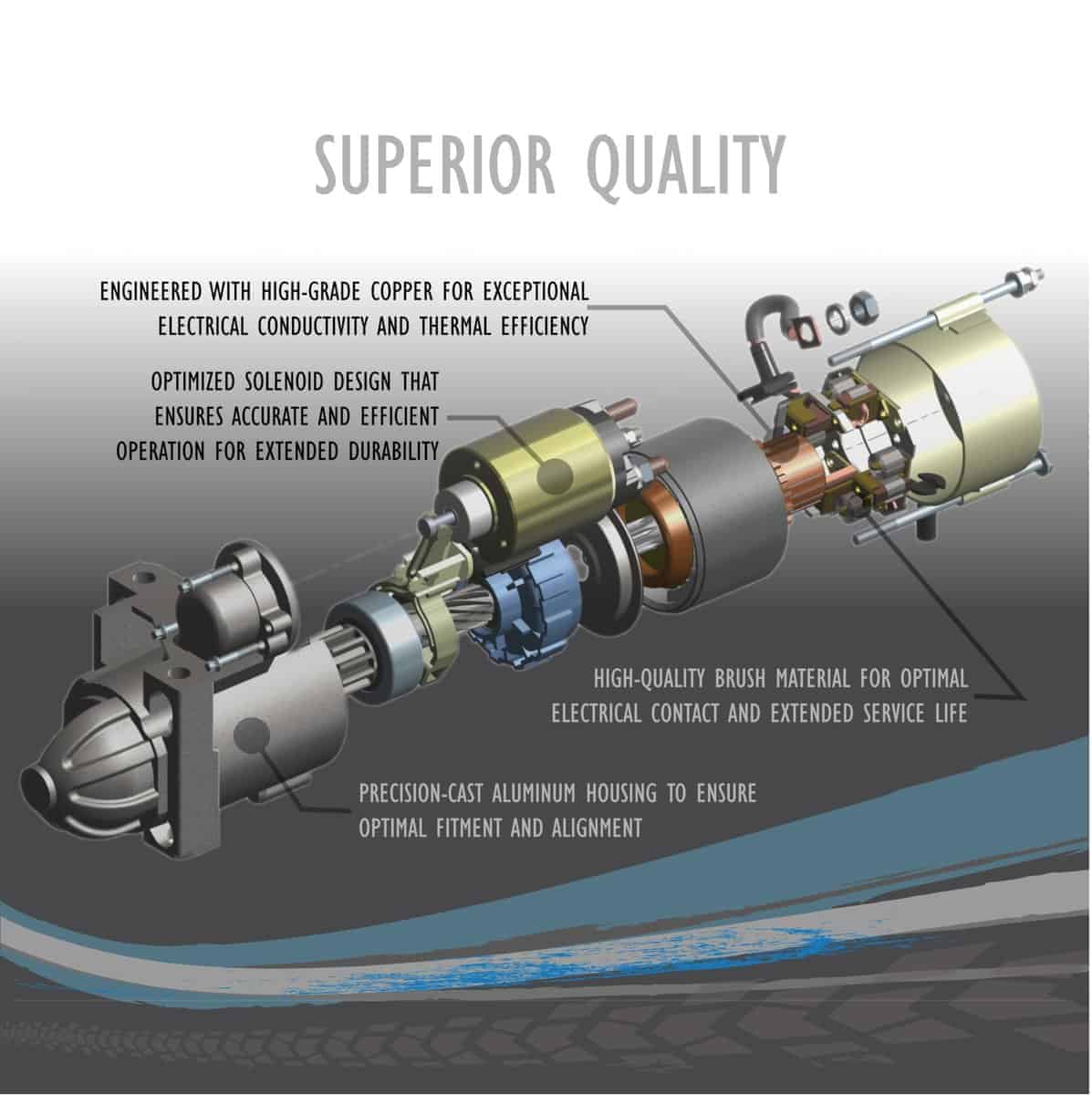 Arrancador Nuevo Compatible con Volkswagen Beetle Jetta - Imagen 6