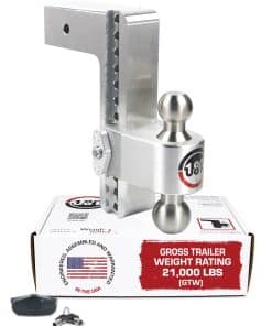 Enganche de Remolque Weigh Safe 180 grados - -Negro