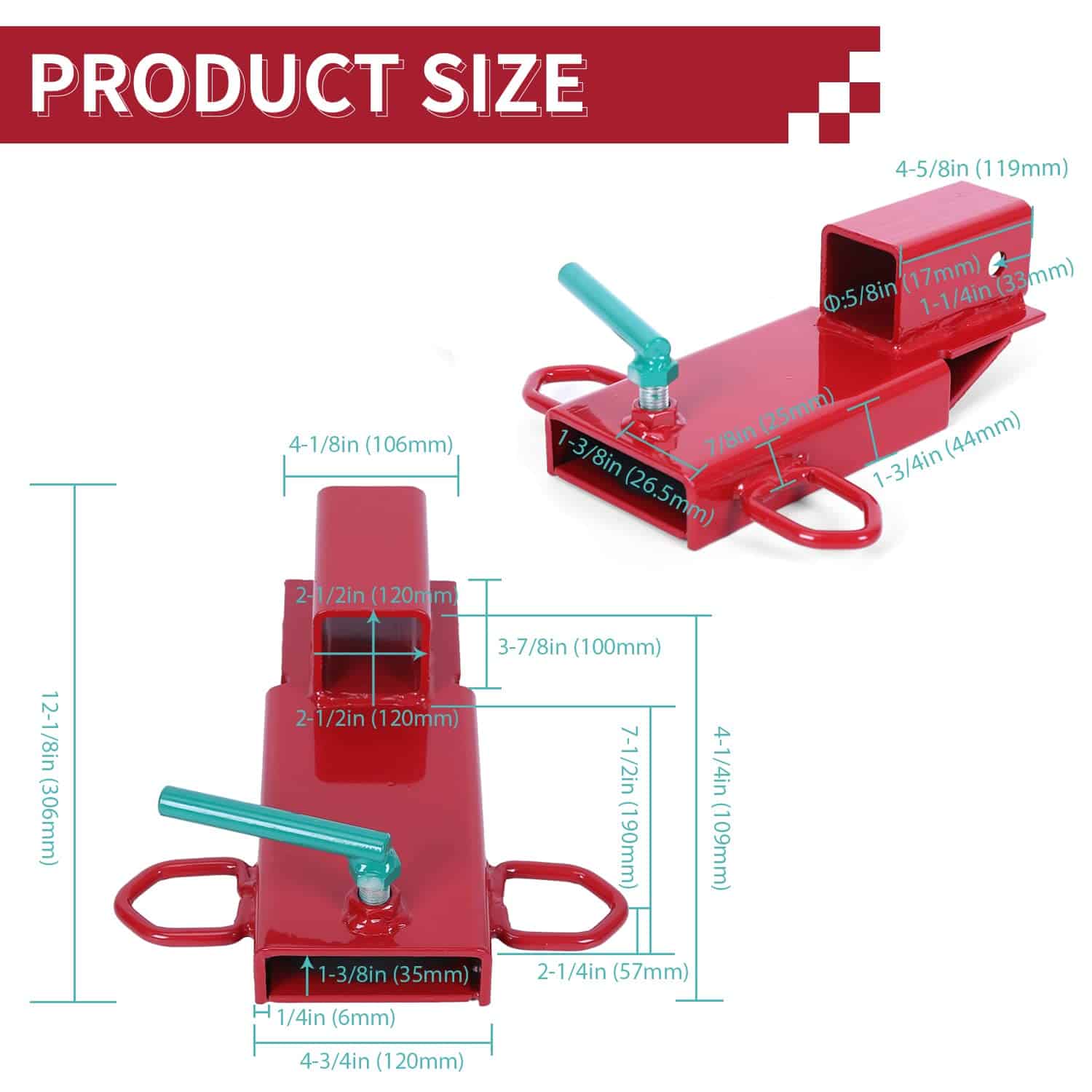 Enganche de Remolque de Horquilla para Montacargas ECOTRIC, - Imagen 3