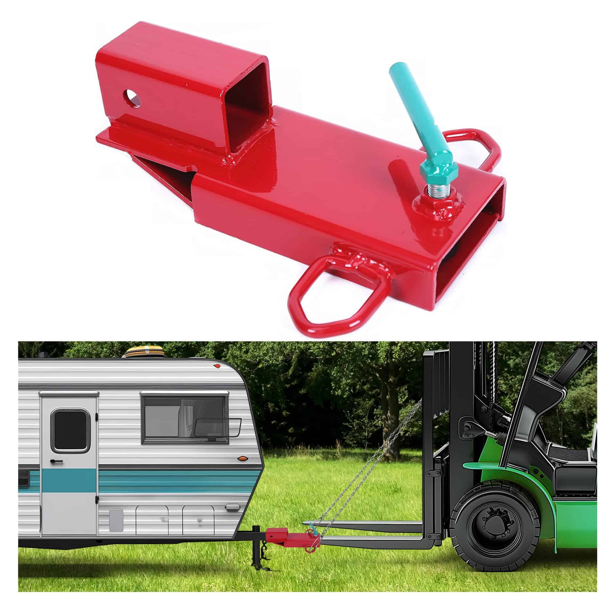 Enganche de Remolque de Horquilla para Montacargas ECOTRIC,