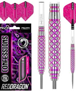 Dardos de Acero Red Dragon Confessions 28g - 85% Tungsteno