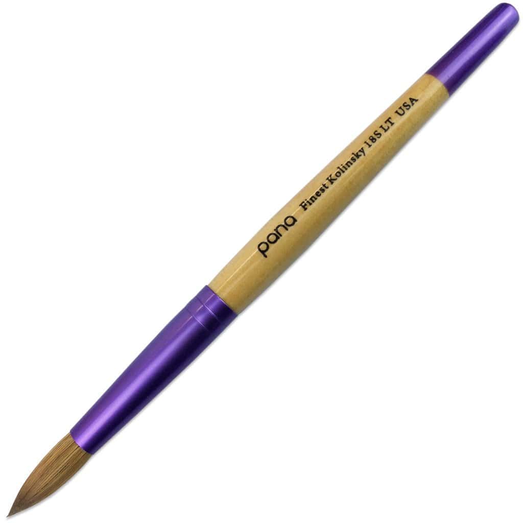 Brocha de Uñas Acrílica Pana USA 100% Pelo de Kolinsky