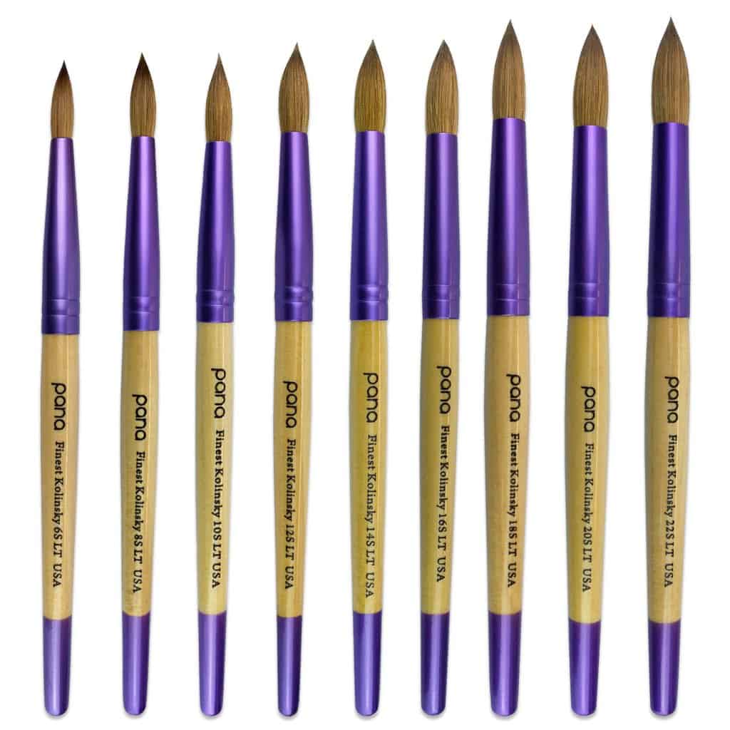 Brocha de Uñas Acrílica Pana USA 100% Pelo de Kolinsky - Imagen 7