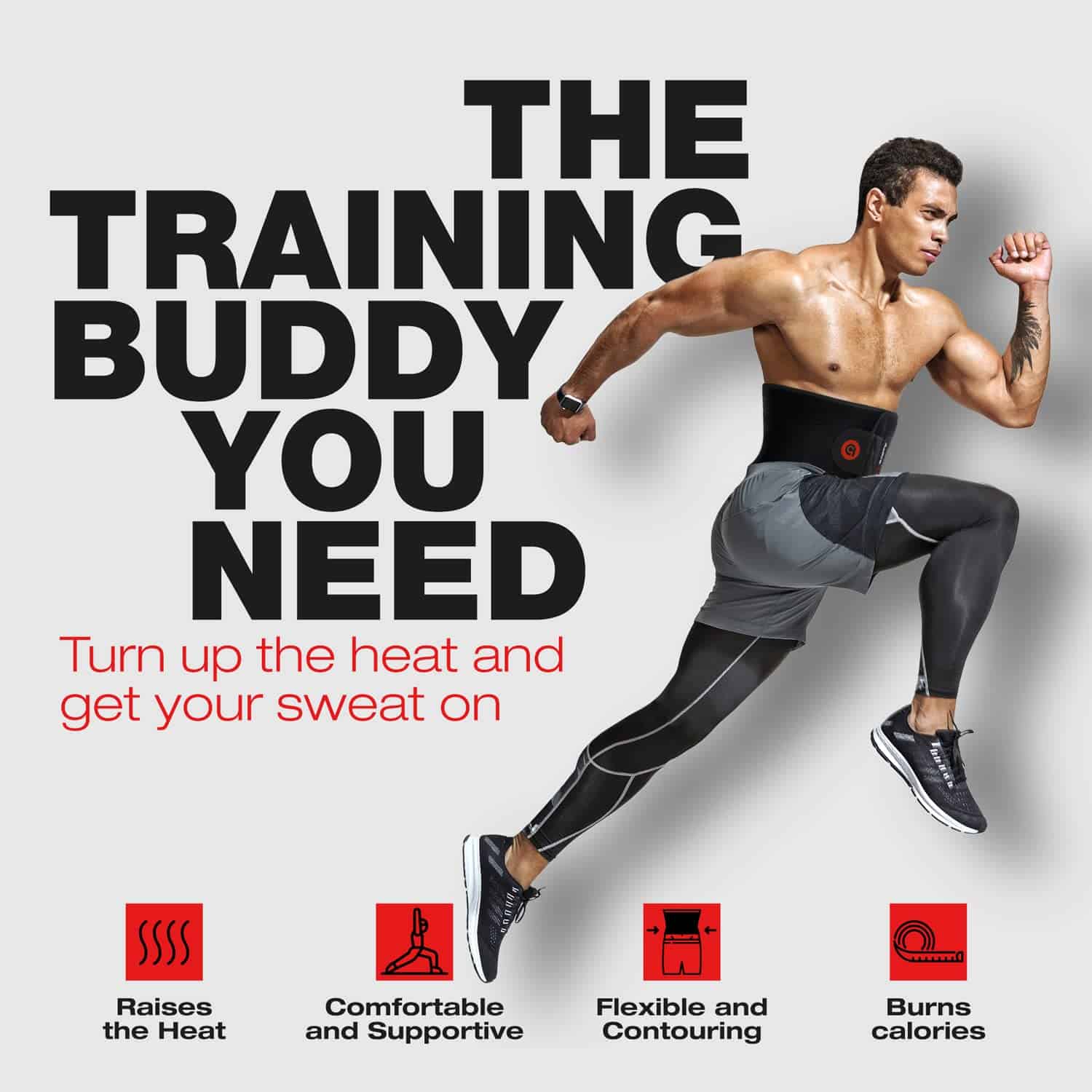 Cinturón de Entrenamiento para la Cintura ActiveGear para - Imagen 4