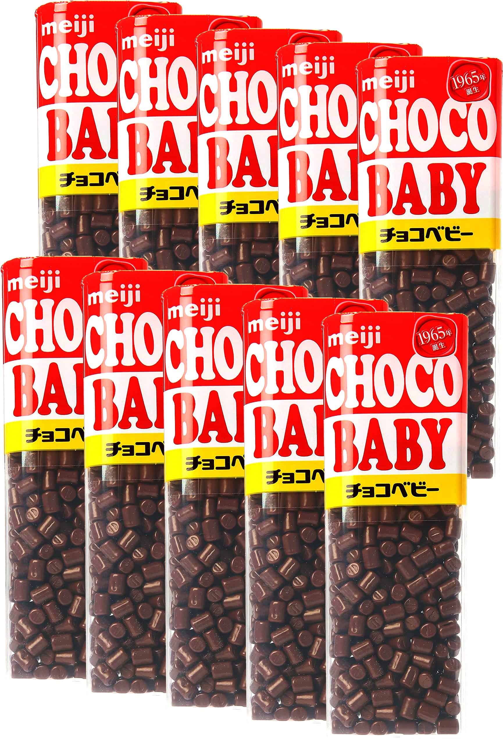 Meiji Choco Baby 1.13oz (Paquete de 10)