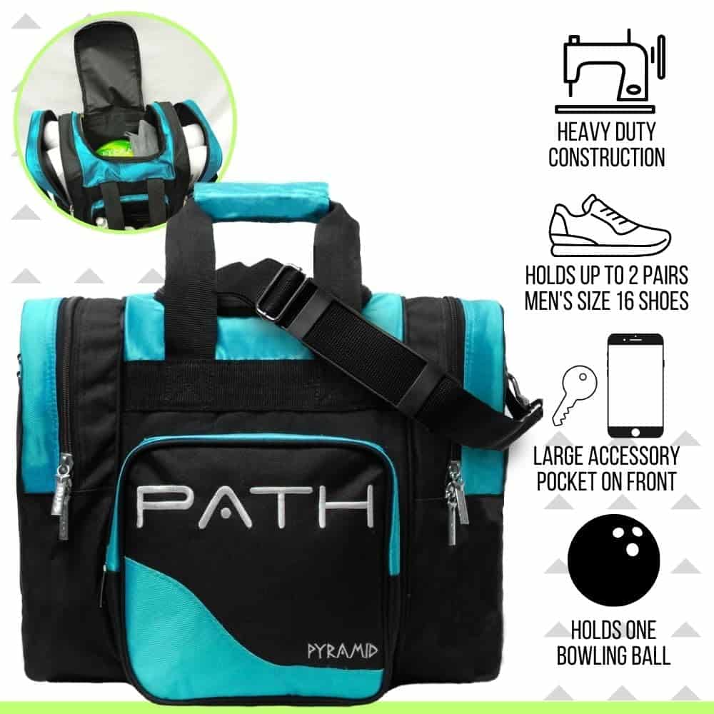 Saco de Bolos Individual Pyramid Path Pro Deluxe (Azul Isla) - Imagen 3