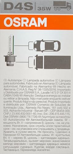 OSRAM Xenarc Classic D4S 66440CLC en Caja Plegable - Imagen 4