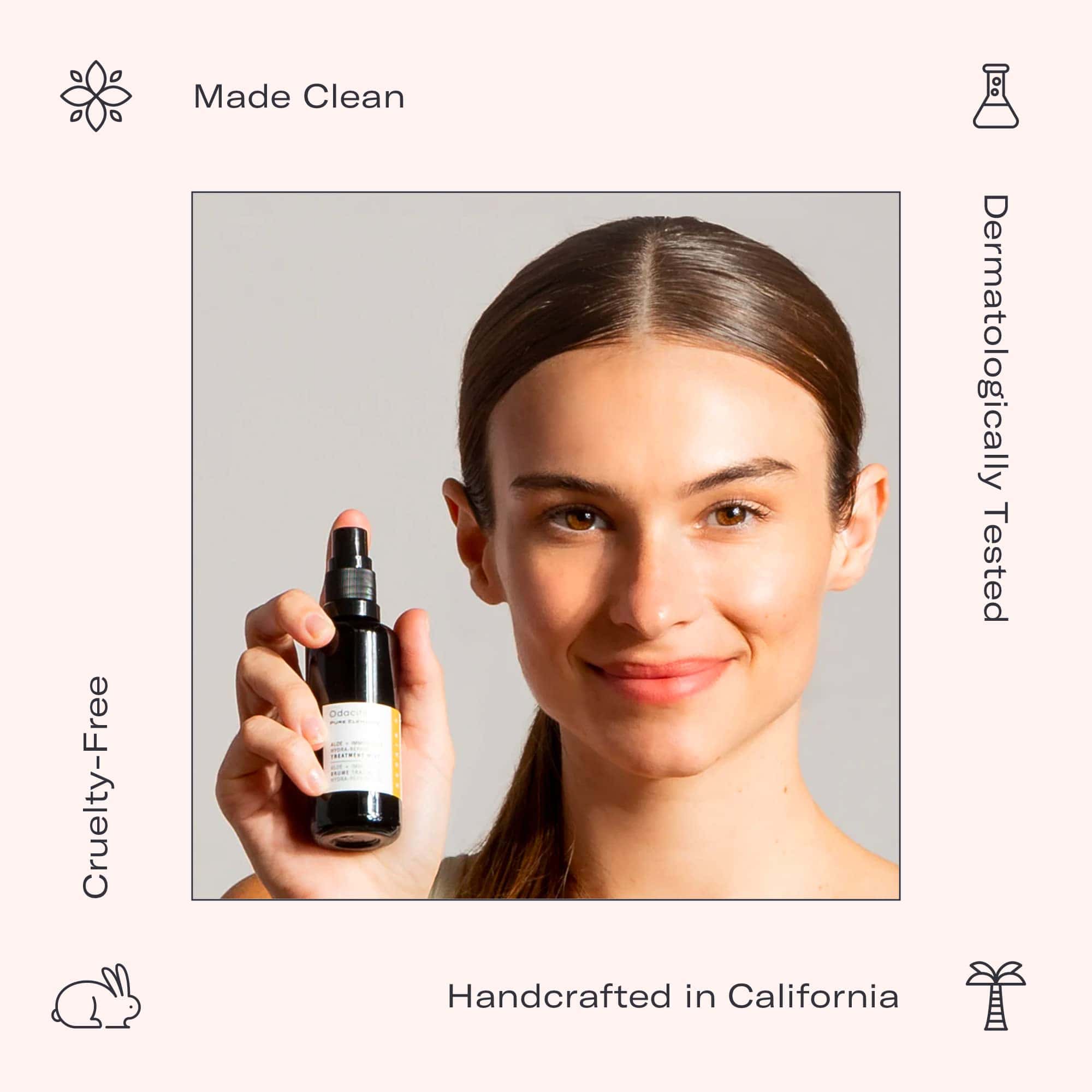 ODACITE Odacit� Face Moisturizer Spray Mist - Aloe & - Imagen 7