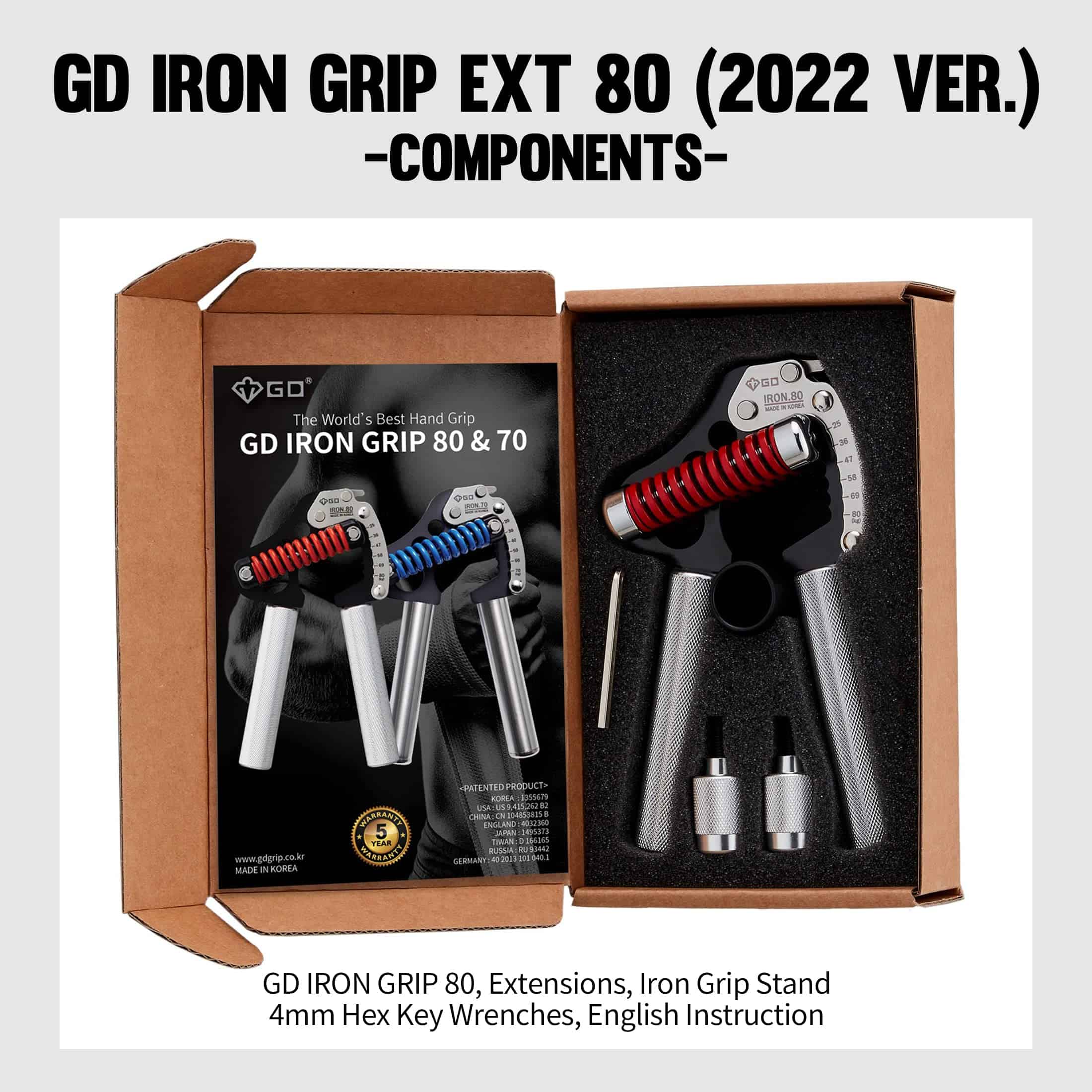 GD IRON GRIP Entrenador de Fuerza de Agarre de Mano - Imagen 8