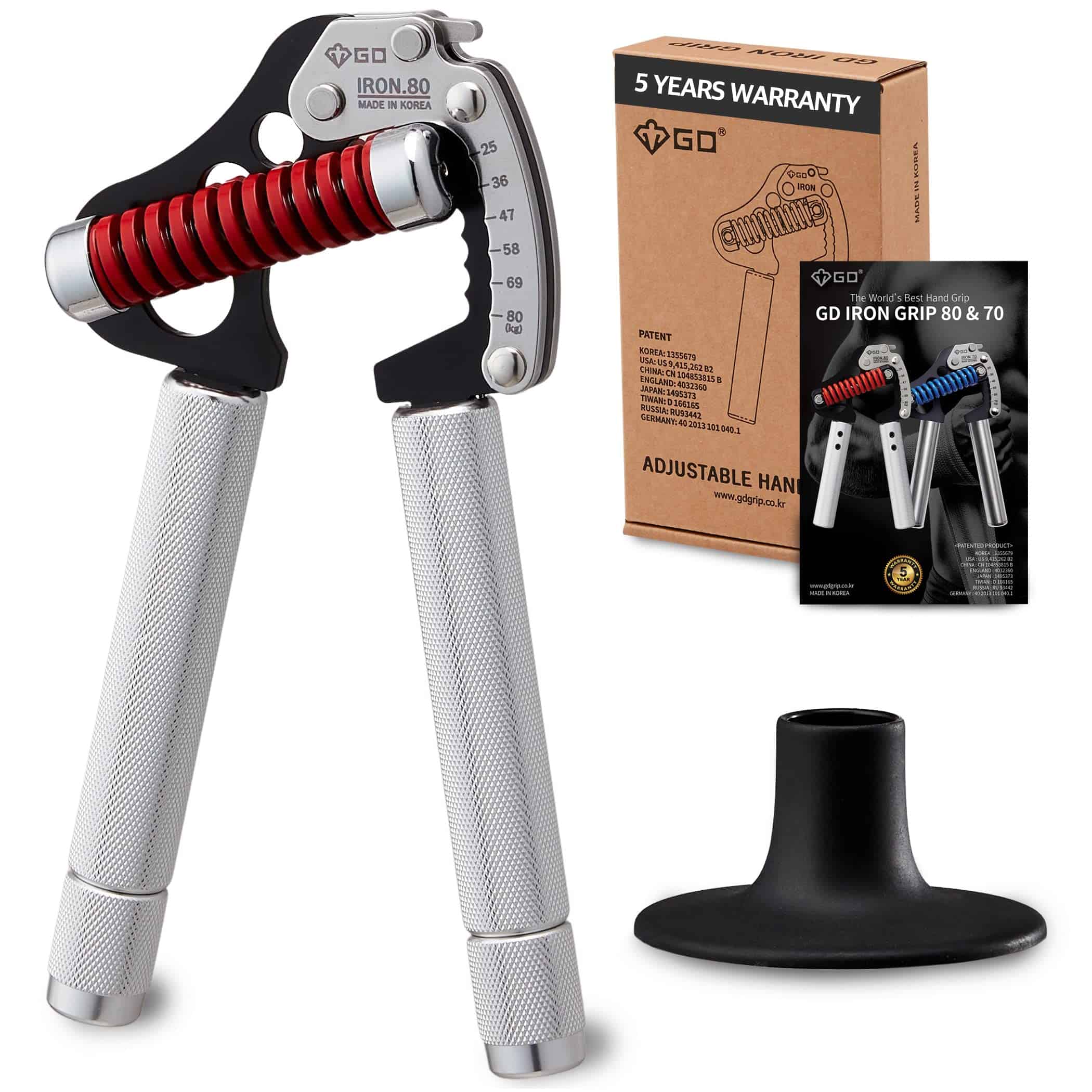 GD IRON GRIP Entrenador de Fuerza de Agarre de Mano