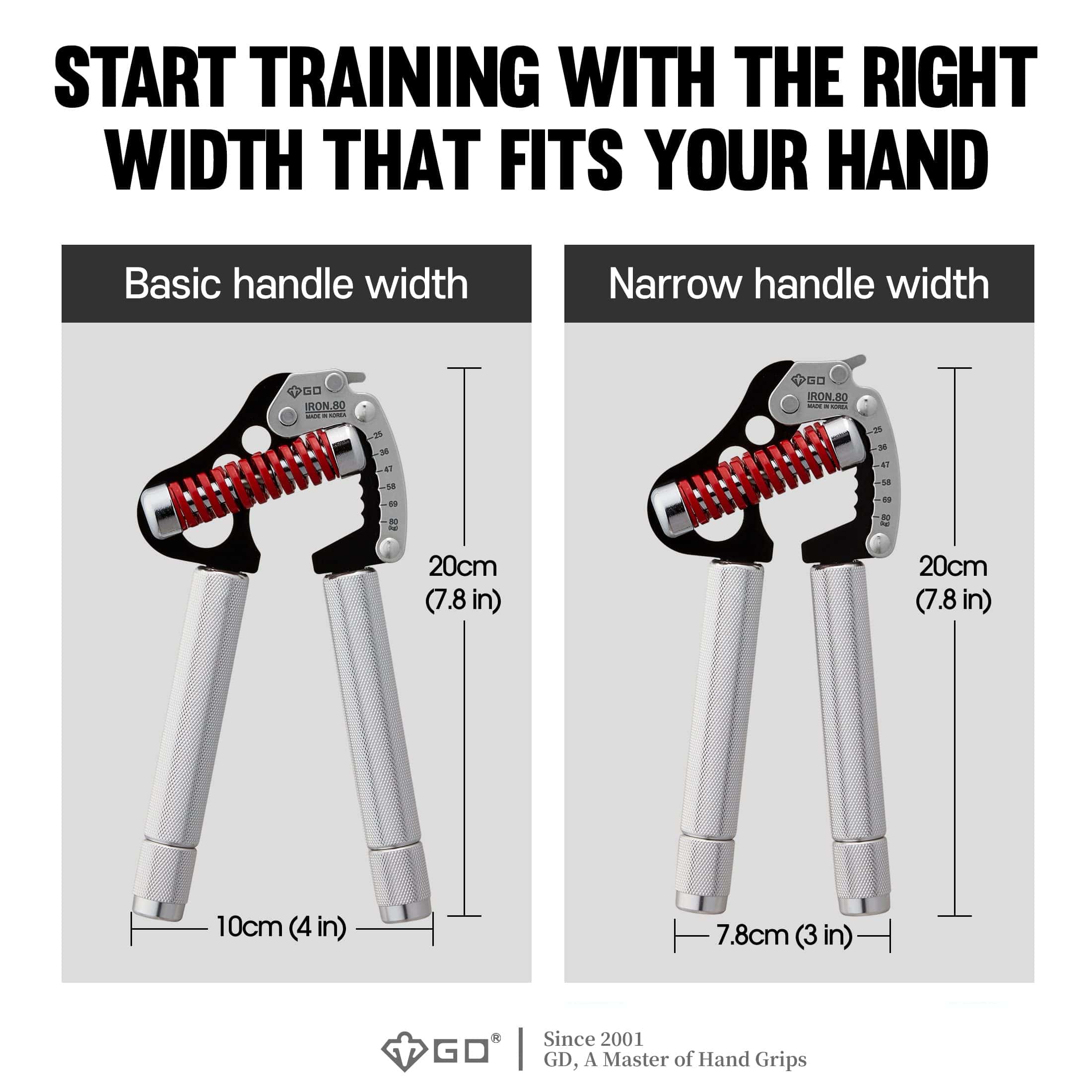 GD IRON GRIP Entrenador de Fuerza de Agarre de Mano - Imagen 6