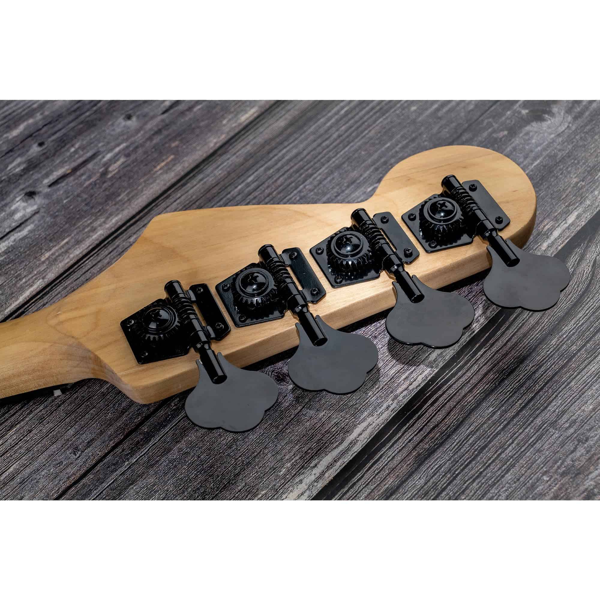 Clavijas de afinación abiertas 4 en línea vintage para bajo - Imagen 8